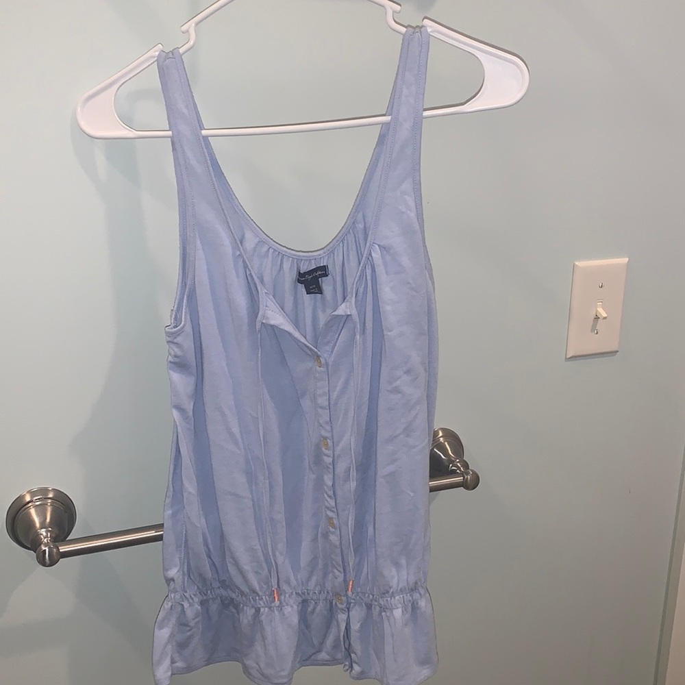 Light blue American eagle tank top